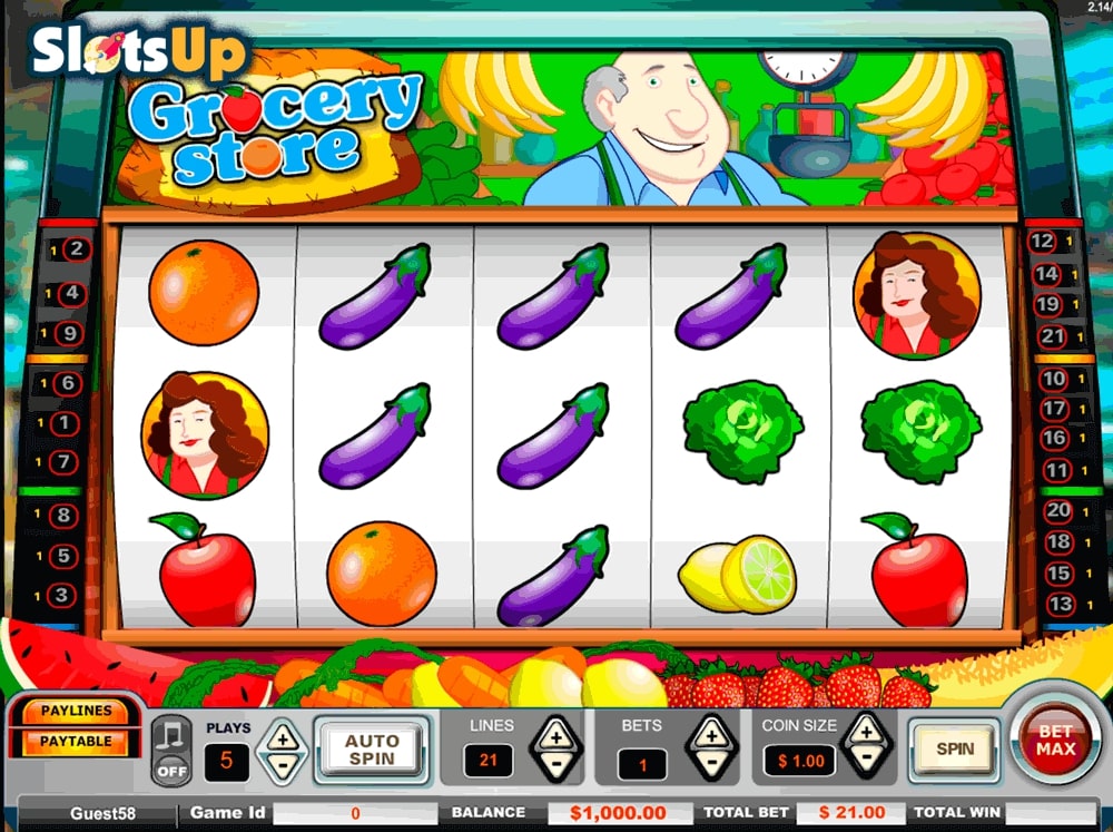 Игровой автомат Grocery играть онлайн на официальном сайте казино Вулкан Россия